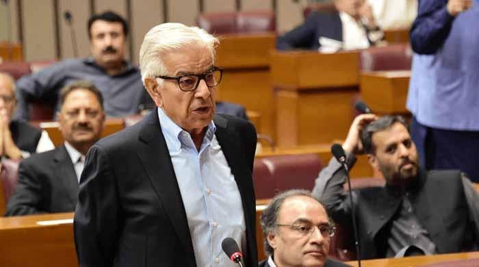 Imran Khan remained under control of Gen Bajwa, Faiz Hamid during PTI govt: Khawaja Asif