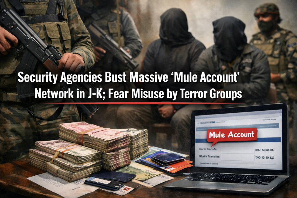 Security agencies bust massive ‘mule account’ network in J-K; fear misuse by terror groups