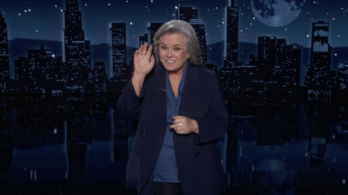Rosie O’Donnell thanks Trump in ‘Kimmel’ monologue